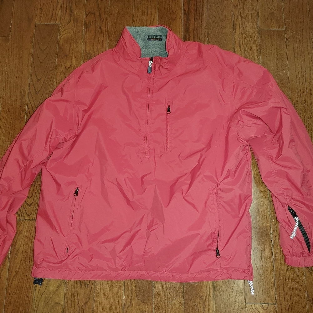 Eddie Bauer Reversible Fleece Lined Windbreaker
